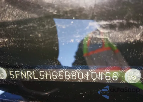 2011 Honda Odyssey Ex-L from USA, damaged, VIN 5FNRL5H65BB010466